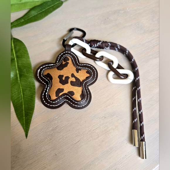 Handbags - 3/$15 Cheetah Print Bag Charm NIP